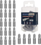 HPHOPE PH3 Screwdriver Bit Set, Phillips #3 Bits 1/4" Hexagon Bit (Length: 1", 25 Pack)