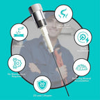 Powered Anode Rod for Hot Water Heater Tank with Teflon Tape, Titanium Electrical Anode Rod, Eliminates Rotten Egg Smell, Stops Corrosion Reduces Limescale