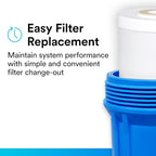 3M Aqua-Pure Whole House Replacement Water Filter Cartridge AP817, for use with AP801 Housing, 25 Micron, Reduces Chlorine, Taste and Odor