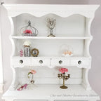 Dixie Belle Paint Company Chalk Finish Furniture Paint - Fluff (4oz) - Matte Soft White Chic Chalk Mineral DIY Furniture Paint