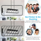 Brightever E26 LED Bulb 60 Watt Equivalent, 5000K Daylight White Dimmable Light Bulbs, 7W, 850LM Vintage Lights Bulb, 90+CRI, ST58 Clear Glass Antique Decor Filament Edison Bulb for Room, 6-Pack