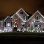 Meconard C9 Led Replacement Christmas Light Bulbs, C9 Shatterproof Led Bulbs for Christmas Indoor Outdoor String Lights, E17 Intermediate Base, Commercial Grade Holiday Bulbs, Cool White, 25Pack