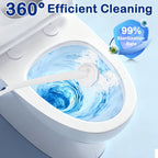 50 Count Disposable Toilet Wand Refills for Toilet Wand, 5X Cleaning Power Scrubber Refill, Bathroom Cleaning Supplies, No Falling Apart, Fresh Fragrance