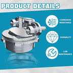 100pcs 1/2" Clamp Type Cable Connectors, cable connector clamp Steel Connector for Metallic Conduit Protect Cables Silver-Zinc