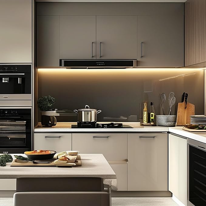 5 Pack 5 Inch(128mm) Hole Center Matte Black Modern Drawer Pulls Timeless Cabinet Pull Handle Vanity Pull Handle Classic Kitchen Cabinet Hardware, Screws Included, M-Black(5x5)