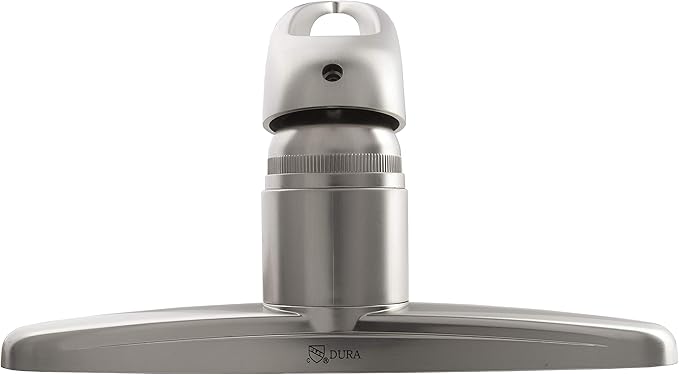 Dura Faucet DF-PK100-SN RV Non-Metallic Pull-Out Kitchen Sink Faucet, Single Handle (Brushed Satin Nickel)
