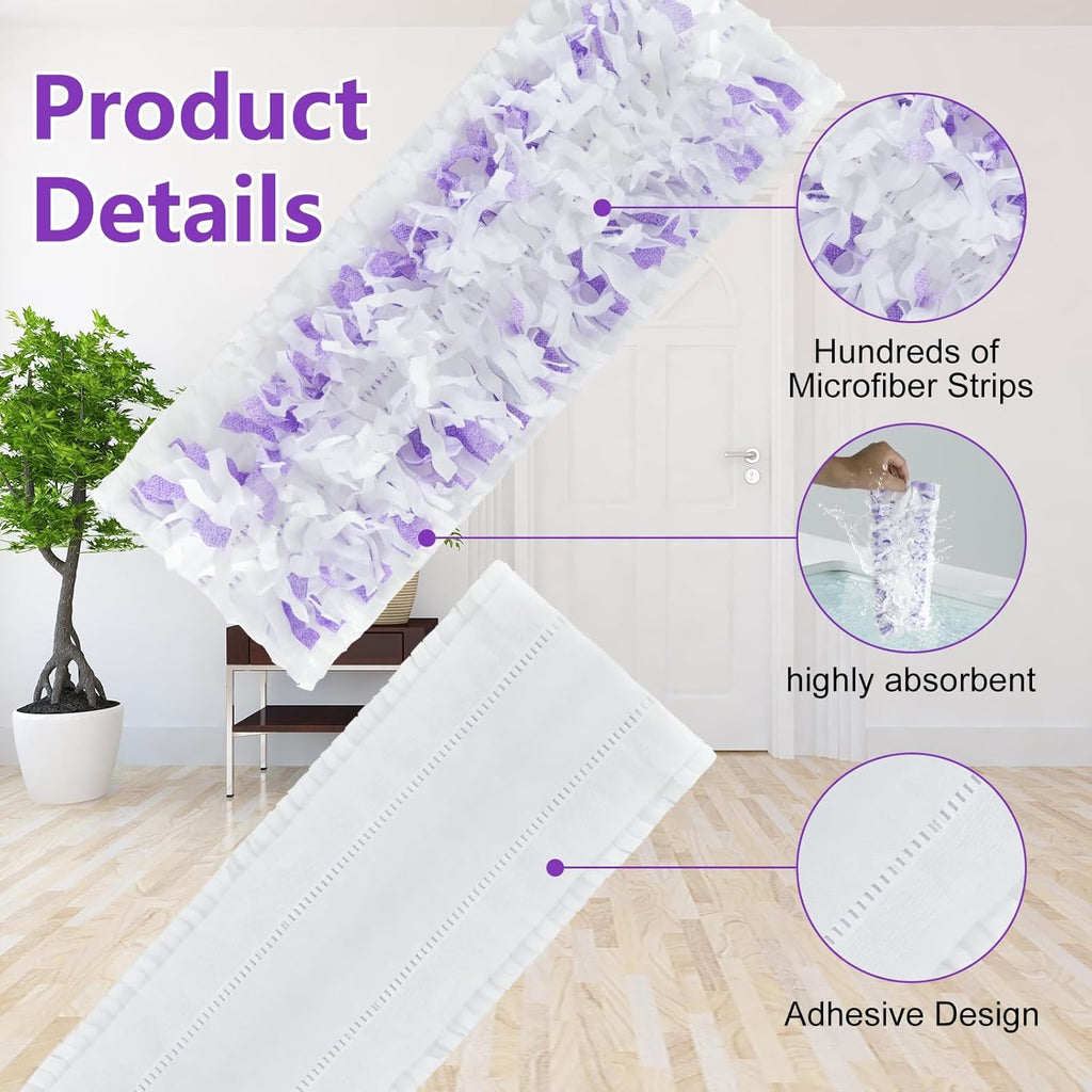 30 Count Disposable for Swiffer Power Mop Refills, Power Mop Pads for Swiffer Power Mop, Compatible with Swiffer Power Mop & for Swiffer Power Mop Solution for Floor Cleaning