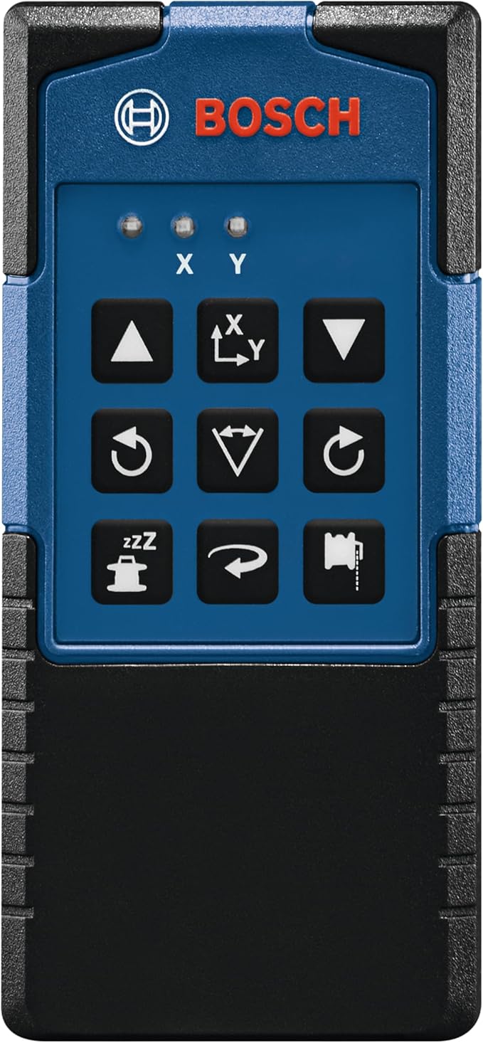 BOSCH GRL4000-80CHVK REVOLVE 18V Connected Self-Leveling Horizontal/Vertical Rotary Laser Kit, Includes CORE18V 4 Ah Battery & Charger, Tripod, Grade Rod, Receiver, Carrying Case, & Accessories