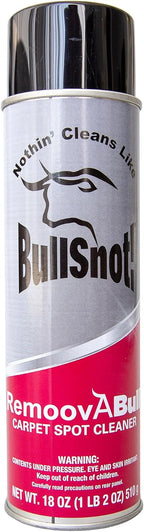 RemoovABull Carpet & Upholstery Stain Remover – Fast Acting, Powerful Cleaner for Oil, Grease, Dirt, Coffee, Urine & More – Ideal for Car Interiors, Fabrics, & Carpets – Made in the USA