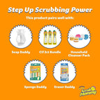 Scrub Daddy Scrub Mommy Holiday Christmas Tree Gift Box Set, Non-Scratch Christmas Cleaning Sponges for Kitchen, Dishes & Home, Dual-Sided Dish Sponges for Scrubbing, 10 Count (2 Pack of 5)