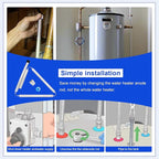 44 Inch Flexible Magnesium Water Heater Anode Rod 3/4" NPT Thread Replacement for AO Smith, Rheem, Reliance, Richmond, Kenmore, GE & State Includes 1-1/16" Hex Socket Tool & Teflon Tape