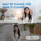 Electric Spin Scrubber,Wire Brush,Waterproof Spin Scrubber with Long Handle, Powerful Motor Cordless Cleaning Brush, Grill Cleaning Brush with Multiple Heads for Sink, Stove, Cabinets, and Kitchen