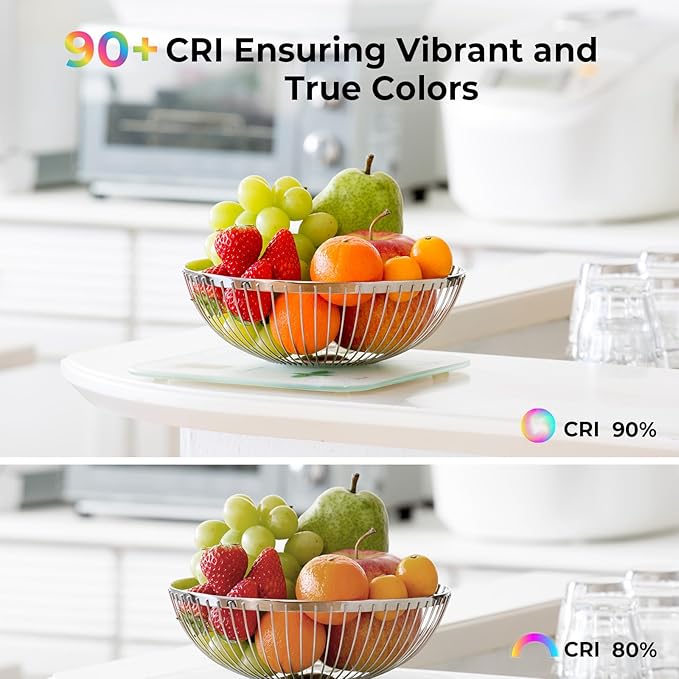 Dimmable LED Edison Bulbs, 4000K Daylight White, 6W Equivalent to 60 watt E26 LED Bulb, ST58 Vintage Light Bulbs, 600LM, 90+ CRI, E26 Base, Clear Glass, 18 Pack