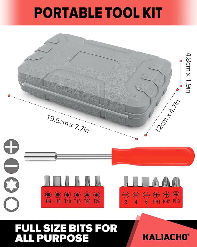 24pcs Home DIY Tool Kit for Household, Office & Garage - General Repair Small Hand Tool Set with Storage Case