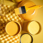 Dixie Belle Paint Company Chalk Finish Furniture Paint - Colonel Mustard (16oz) - Matte Retro Yellow Chic Chalk Mineral DIY Furniture Paint