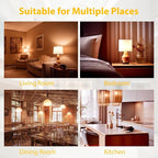 dalattin 24 Pack LED Light Bulbs Soft White 2700K, 60 Watt Equivalent A19 Standard Bulbs, E26 Base, 800 LM, Efficient 9W Energy Saving, Non-Dimmable, 80+ CRI,120V, UL Listed, for Living Room, Office