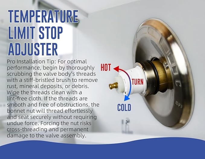 RP19804 Shower Cartridge Compatible with Delta 1300/1400 Series Single Handle Tub Bathtub Shower Faucet Replacement for Delta Monitor Cartridge Repair Plumbing Parts