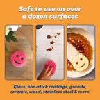 Scrub Daddy Sponges + Household Cleaning Supplies Bundle - PowerPaste Cleaning Putty, Tangerine Clean, PowErase Gel All Purpose Cleaner & Scrub Mommy (3 Pastes & 3 Sponges)