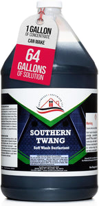 Southeast Softwash Southern Twang | Soft Wash Surfactant - Apple Scented 1 Gallon Jug