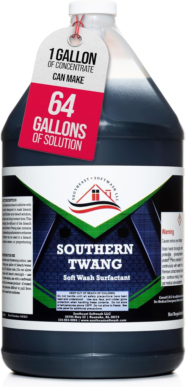 Southeast Softwash Southern Twang | Soft Wash Surfactant - Apple Scented 1 Gallon Jug
