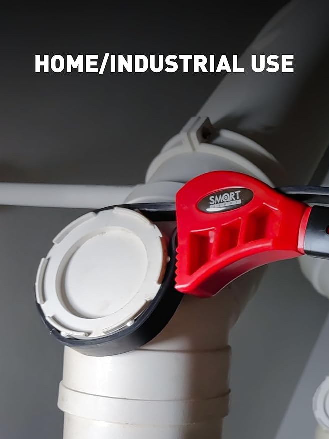 SMART JERRY - Rubber Strap Wrench Plumbing | 2-Pack Rubber Belt Wrenches for Shower Heads, Oil Filter, Pipes & Drain | Adjustable Shower Head Wrenches | Oil Filter Strap Wrench