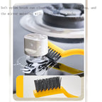 3 Pack Small Wire Brushes Set for Cleaning Rust, Drill Rust Removal, Small Parts and Spaces, Metal Wires of Brass/Stainless Steel/Nylon Cleaning Brushes (Multicolour)