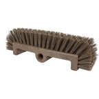 SPARTA Multi-Level Tile Scrub Brush 12" Wide Brush Head, Heavy-Duty Tile Cleaning Brush with End Bristles for Commercial Tiles, Tubs and Floor, Plastic, 12 Inches, Brown, (Pack of 12)