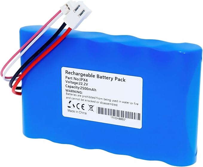 Battery Replacement for Tineco IPX4 FW020100US, iFloor FW15M-01 HF10E-01 Wet Dry Vacuum, Compatible with Tineco 6ISR18650-2500 Battery