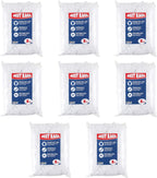 Arkwright W43 Cotton Tshirt Rags - 5 lb Bag - (Pack of 8) Soft Lint Free Cloths for Cleaning, Streak & Scratch-Free, Professional Grade Bulk Wiping Towels for Polishing, Painting, and Staining, White