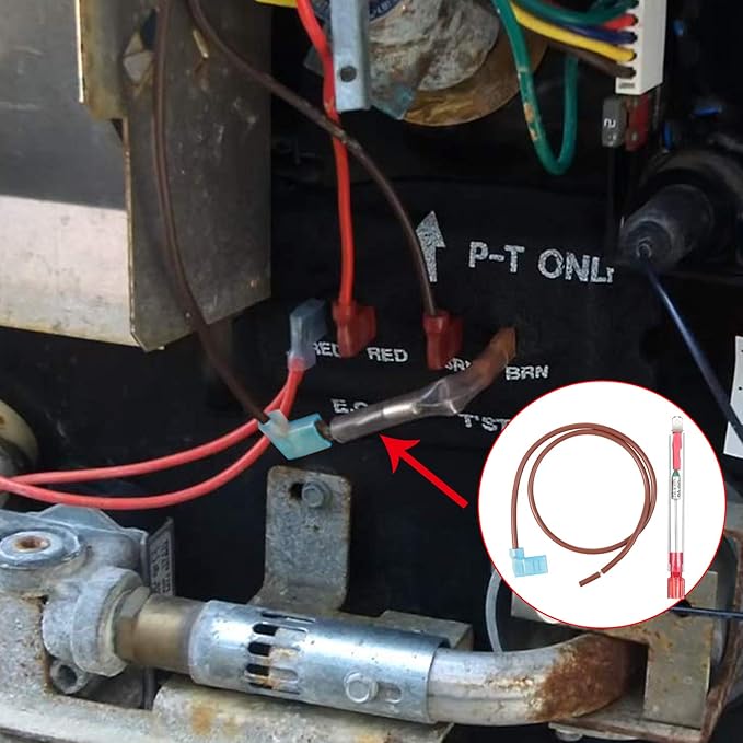 6 Pcs Water Heater Thermal Cut Off Kit Replacement Part, Toilet Part Mobile Fittings Compatible with RV OEM Atwood 93866, Auto Spare Work on Electronic Water Heater