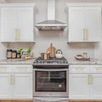 Gold 6 Pack Cabinet Handles and Pulls - 6.3 Inch, Ideal for Kitchens and Cabinets