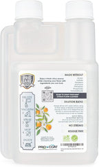 ProCare Citrus Floor Cleaner Concentrate (Made in USA) | Vinyl, Wood, Tile, Stone & Laminate Floor Cleaner For Mopping, Household Supplies, Cleaning Solution Concentrate For Kitchen & Bathroom - 8oz