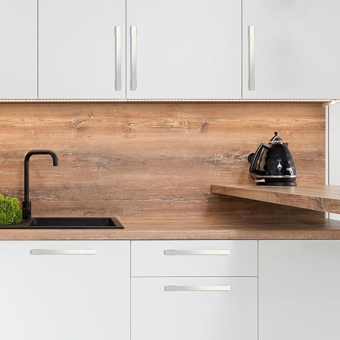 COTYKILEY 10 Pack 12.6 Inch(320mm) Brushed Satin Nickel Cabinet Handles Kitchen Cabinet Pulls Cabinet Door Handles Kitchen Cabinet Hardware