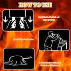 Jerify 15 Pcs Fire Blanket - Fiberglass Fire Emergency Flame Retardant Safety Fireproof Safety Suppression Cover Blanket for Kitchen, Home, Car and Office - 39 x 39 Inch (Red)