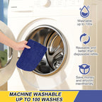 16.5 inch Reusable Mop Pads Microfiber Spray Mop Replacement Heads for Wet/Dry Mops Compatible with Bona Floor Care System (5 Pack)