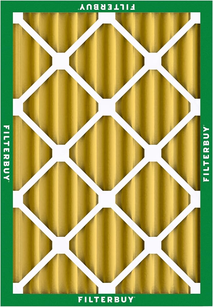 Filterbuy 20x23x4 Air Filter MERV 11 (MPR 1200) Allergen Defense Replacement (4-Pack), Electrostatic Pleated HVAC AC Furnace Filters, Made in USA (Actual Size: 19.50 x 22.50 x 3.63)
