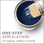AMY HOWARD AT HOME Chalk-Based One Step Paint for Furniture, Cabinetry, Decor, Finish, and More | No Stripping, Sanding, or Priming | Dark Base | 16 Ounce | American Dream