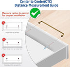 JOY DECOR Cabinet Pulls – 8-3/4 Inch Hole Center, Antique Brass, 10 Pack, Zinc Alloy Cabinet Handles for Drawers & Cupboard – Vintage Style Hardware for Kitchen, Bathroom, Dresser, Furniture Makeover