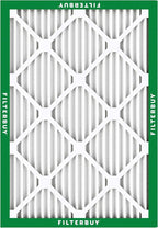 Filterbuy 16x20x1 Air Filter MERV 8 (MPR 700) Dust Defense Replacement (6-Pack), Electrostatic Pleated HVAC AC Furnace Filters, Made in USA (Actual Size: 15.50 x 19.50 x 0.75)