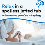 Oh Yuk Jetted Bathtub Cleaner Concentrate - 2 Single-Use Travel Pouches