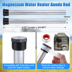 Saillong 5 Pieces RV Water Heater Elements Include 2 Anode Rod 1 Electric Heater Element 1 Dual Hex Wrench and 1 Tape Replacement Kit Compatible with Suburban RV Parts