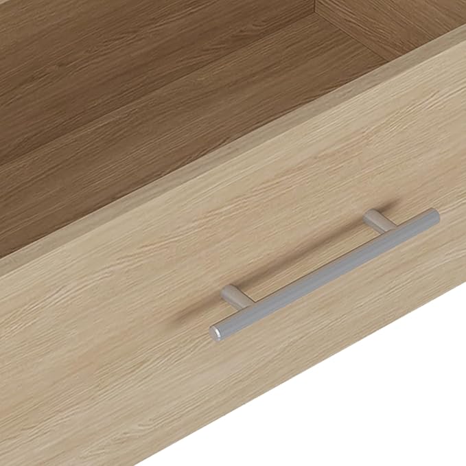 ROOMTEC 31.5" 2 Drawer Short Tower Closet Unit, Modular Closet System with Drawers and Shelf, Wardrobe Organizer for Bedroom or Walk-in Closet, Wall Mounted, Customizable Clothes Storage Unit, Wood