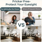 Leools Dimmable E26 LED Bulb 4W Equal E26 40 Watt Light Bulb,E26 Globe Edison Light Bulbs,Daylight 4000K G16.5 Light Bulb led for Pendant,Chandeliers,Vanity,Wall sconces, AC120V,400lm.6Pack