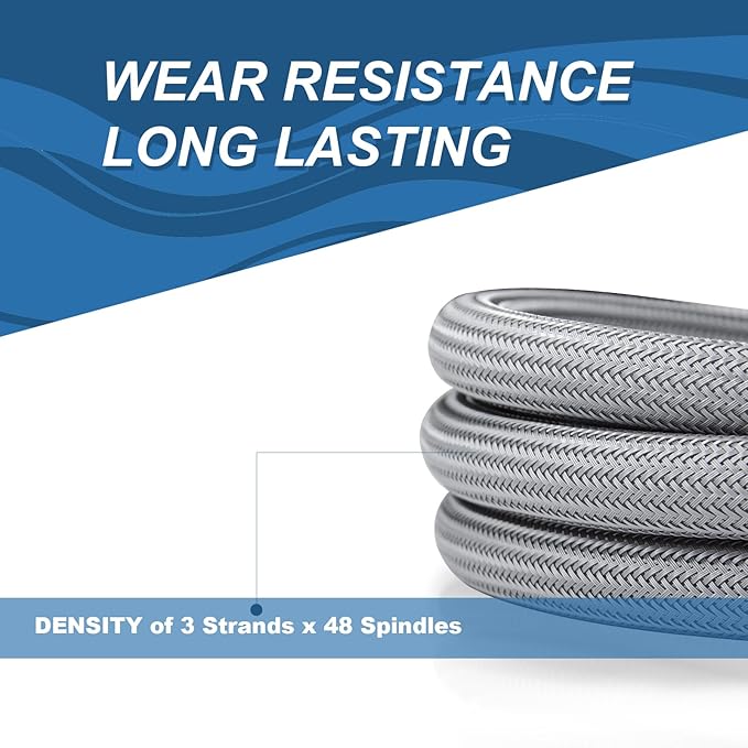 Grandiance Replacement Hose Kit for Moen Pull Down Kitchen Faucet, Compatible with Moen Kitchen Sink Faucet Replacement Part 150259/187108, 68" Quick Connect Hose