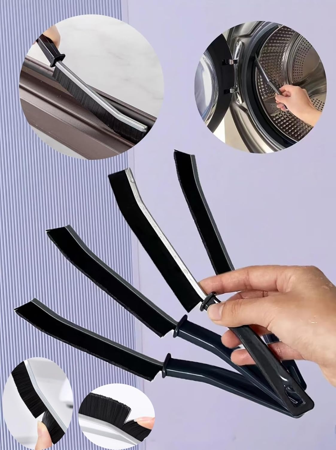 12 PCS Crevice Cleaning Brush,Hard Bristle Crevice Cleaning Brush,Crevice Cleaning Tool is Effective to Clean The Small Gap of Kitchen, tolilet and Windows.