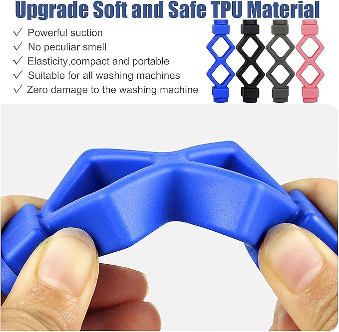 Magoog Washer Door Prop, Magoog Front Load Washer Door Prop, Keep Front Load Washer Door Open and Dry to Prevent Damping, Upgraded Longer Door Prop for Front Load Washing Machines