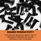 Black Oxide Coating Kit - Black Oxide Solution, Versatile Blackening Solution for Iron and Steel - Not Suitable for Stainless Steel Surfaces (1 Quart)