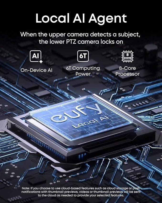 eufy PoE NVR Security System E40, 24/7 Recording,Up to 16CH, 2TB HDD, 4 4K Bullet Cams, Wired Outdoor Cam, 4K UHD, 122° FOV, Color Night Vision, AI Detection, Red and Blue Strobe