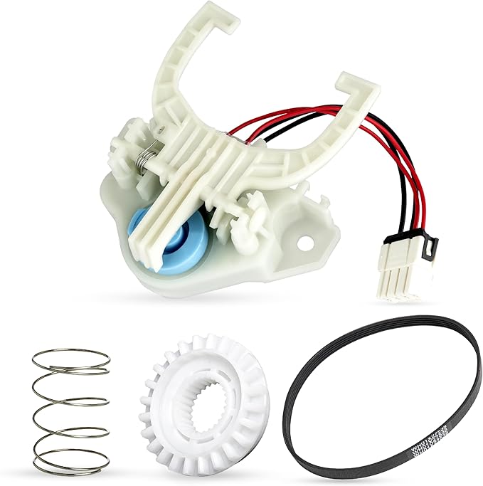 [UPGRADED] BlueStars WH03X30517 Washer Shift Actuator & WH01X27538 Washer Drive Belt & WH05X24185 Washing Machine Clutch & WH01X24434 Washer Spring - for GE Hotpoint Clothes Washer