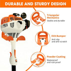 Weed Eater Hanger, Garage Organizer Trimmer Rack Wall Mount, Garden Power Tool Holder Garage Hooks for Grass Trimmer, Hedge Trimmer, Leaf Blower and Chainsaw Storage, 2 Pack